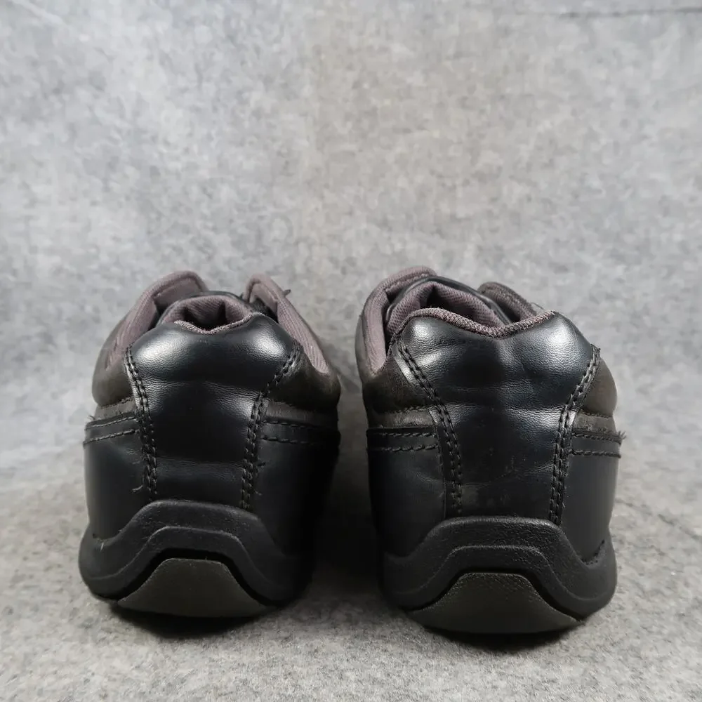 Sonoma Shoes Mens 9.5 Lifestyle Sneakers Casual Square Toe Lace Up Black Classic
